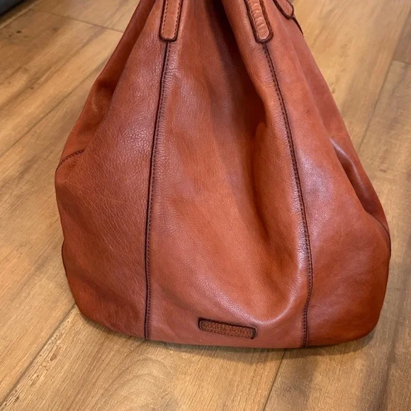 MARTA PONTI Slouchy LeatherTote Bag Crossbody with insert - Picture 8 of 13